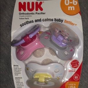 Nuk 3 pack pacifiers